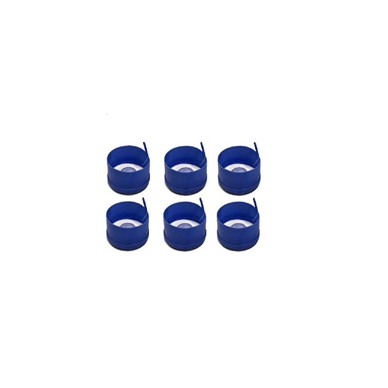 AquaNation BPA Free Non-Spill Reusable Water Bottle Caps for 3