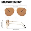 SODQW Tangle Free Aviator Sunglasses for Women Men Polarized Sun