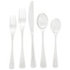 Ginkgo International Mariko 20-Piece Stainless Steel Flatware Place Setting, Service
