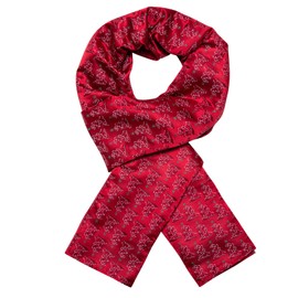 YOHOWA Christmas Scarf for Men Red Xmas Tree Feeling Soft Scarves Neckerchief Wraps Fashion Party Holiday Vacation