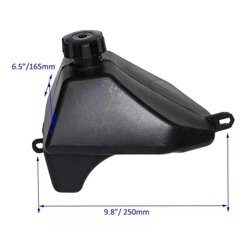 Meiso Tanque Negro Para Quad Atv De 50, 70, 110,
