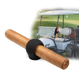 Magnetic Cigar Holder for Golf Cart, Silicone Cigar Stand Fits 42 to 50 Ring Gauge Cigar Holder Golf Carts Accessories for Men - Perfect for Golfing, Fishing, Grilling, Travel, Outdoor Adventures
