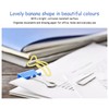 100pcs Paper Clips Portable Mini Cute Banana Shape Rustproof Electroplated