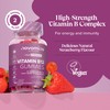 Novomins B12 Strawberry Flavour Vitamins 60 Gummies 30 Days Supply