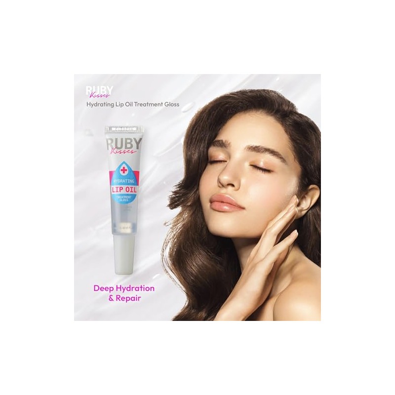 Ruby Kisses - Aceite hidratante para labios claro RLO01 (1