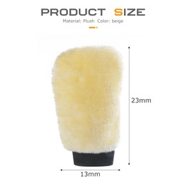 Flaconi Car Wash Gloves Made of Wool Fleece,Car Wash Mitts Scratch Free,Cars Mitts for Washing,Suitable for Clean the Rims and Windows of Cars,Trucks,Motorbikes,Trailers