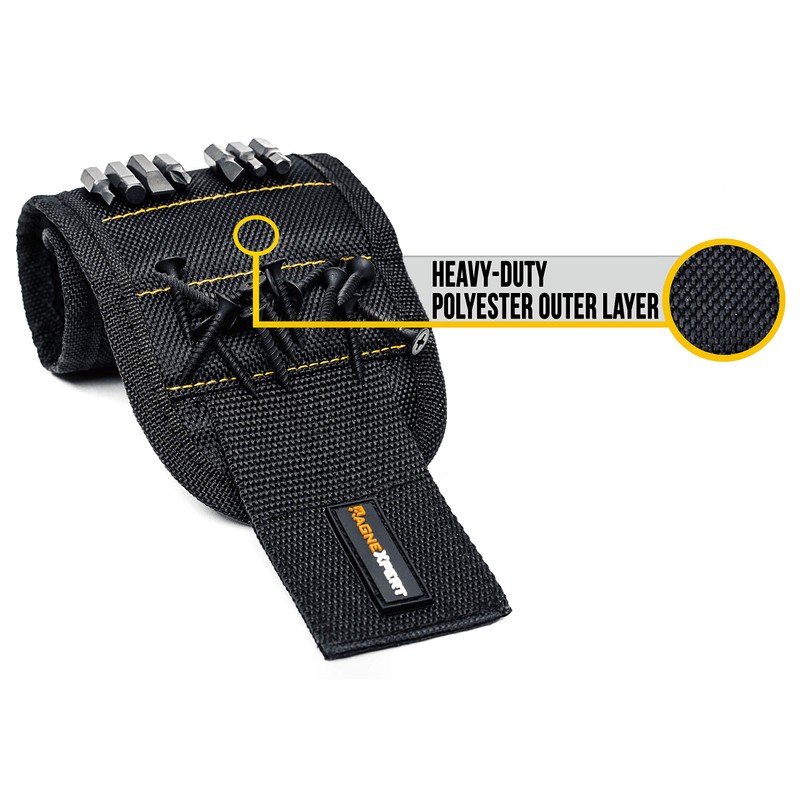 Magnelex Magnexpert Magnetic Wristband for Holding Screws, Nails and Drill
