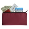 DALIX Bank Bags Money Pouch Securi Deposit Utility Zipper Coin
