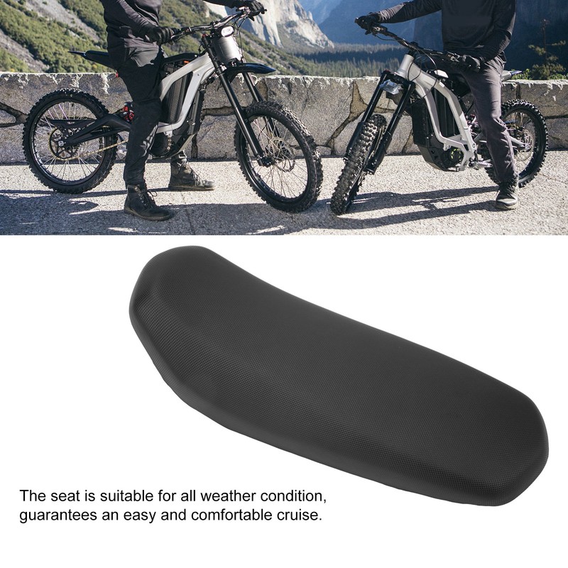 Electric Motorcycle Seat Cushion Black Leather Replacement for Sur Ron