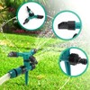 2 Pack Lawn Sprinklers for Yard Large Area, Adjustable 360°