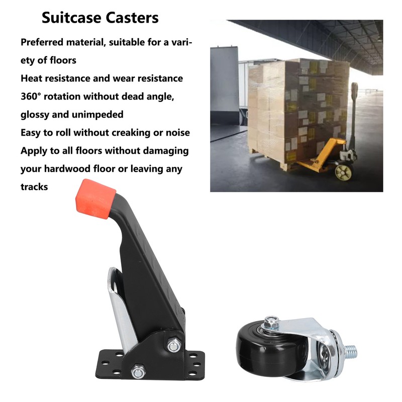 Suitcase Casters Wear Resistant Material Convenient Scrolling Widely Applicable Luggage