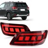 GEEGEETOP Full Lens LED Rear Reflector Bumper Fog Light Assembly