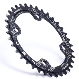 Dymoece Round Chainring 104BCD 32T 34T 36T 38T Narrow Wide Single Chainring for 8 9 10 11 12 Speed MTB Mountain Bike Road Bike BMX