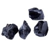juanxian Natural Black Obsidian Stone Small Quartz Stones Crystals as