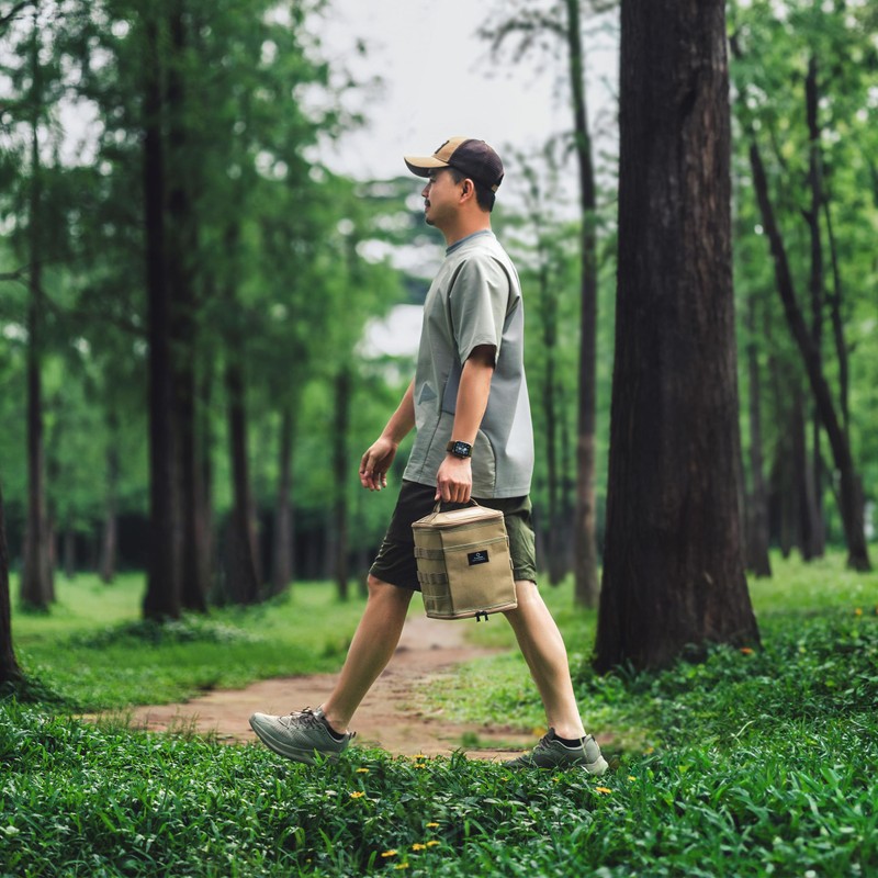 Thous Winds Tactical Camping Storage Bag 9.6L, Olive Green