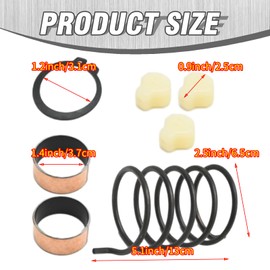 Hoypeyfiy 49094-0045 Driven Converter Secondary Clutch Rebuild Kit, Replacement for Kawasaki KAF620, Mule 2510 3010 4010 4X4, 2520 3020 Turf, Replaces 49094-1084, 92145-1404, 92028-1864