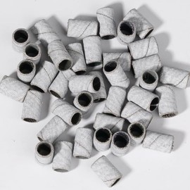 100 PCS Sanding Bands for Nail Drill 240 grit, Fine Grit Nail Sanding Bands for Natural Nails Polishing Shaping, Nail Sanding Bands Set for Manicures Pedicures Acrylic Nails, Professional Quality