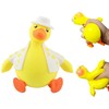 Yellow Duck Squishy Toys,Squeeze Fidget Toys Adults,Sensory Toys for Kids