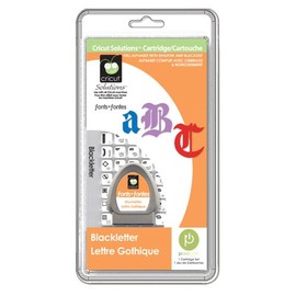 Cricut Solutions Cartridge, Blackletter