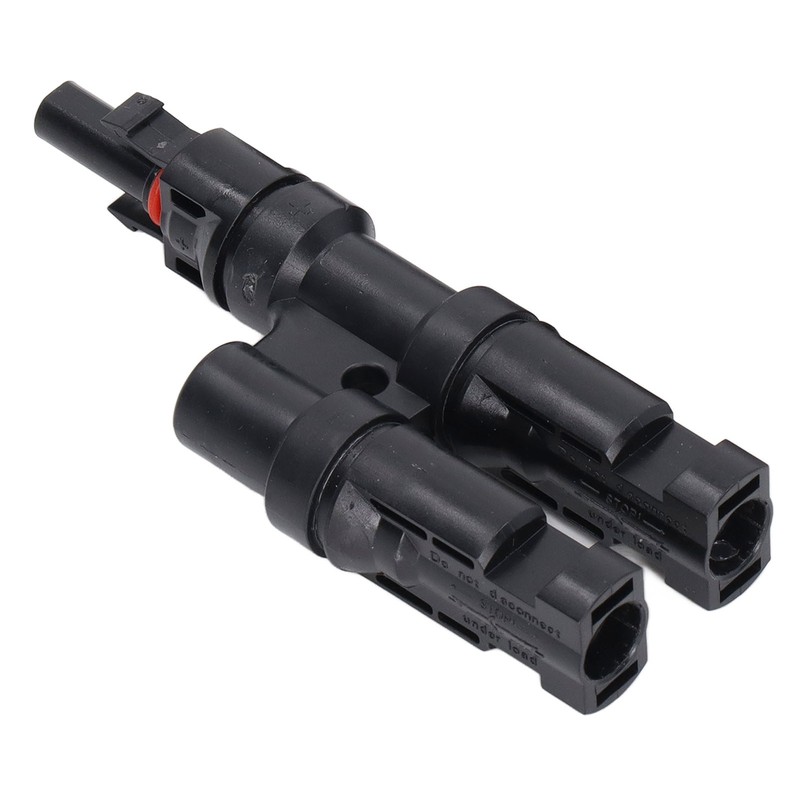 1 Pair Solar Branch Connector Panel Parallel Connection Cable Splitter