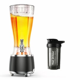 TarnorLer LED Beverage Dispenser with Bluetooth (black)