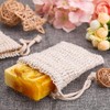 BBTO 10 Pack Exfoliating Natural Sisal Soap Bag Pouch Soap