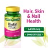 Spring Valley Biotin Softgels Dietary Supplement, 5,000 Mcg, 240 Count(2