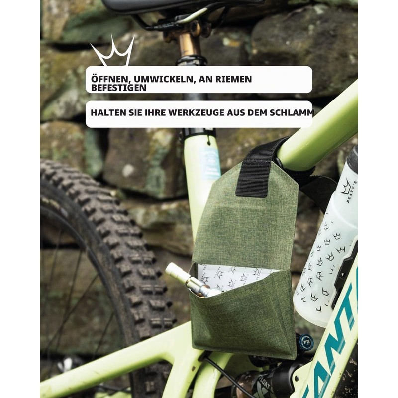Peaty's HoldFast Trail Tool Wrap - Bicycle Frame Bag for
