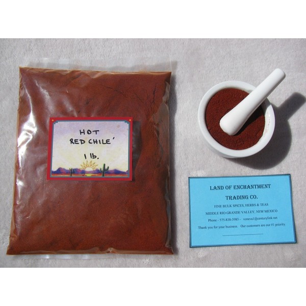 HATCH NEW MEXICO  HOT  RED CHILE POWDER   1 LB  Fresh!  USA SELLER  FREE SHIP