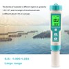 pH Meter for Water 7 in 1 PH/TDS/EC/Salt/S.G/ORP/Temp Meter,pH Tester