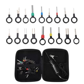 TUCKBOLD Car Truck Motorcycle Boat Terminal Removal Tool Assortment Kit Wire Connector Terminal Pin Extractor Kit Black 96 Pcs
