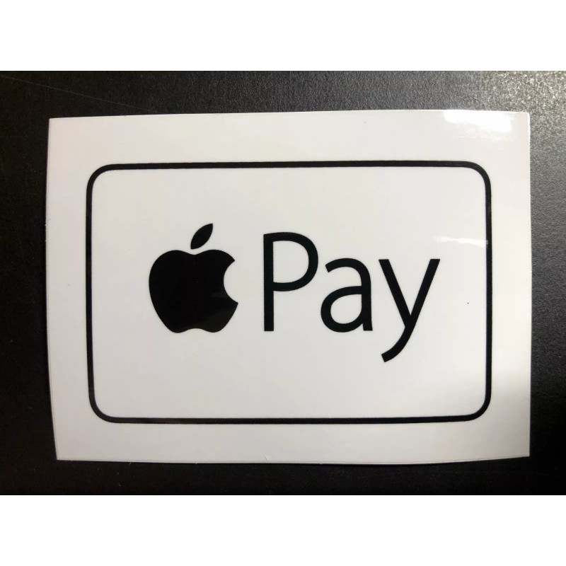 APPLE PAY Acceptance Decal - Retail Sticker (Set of 3