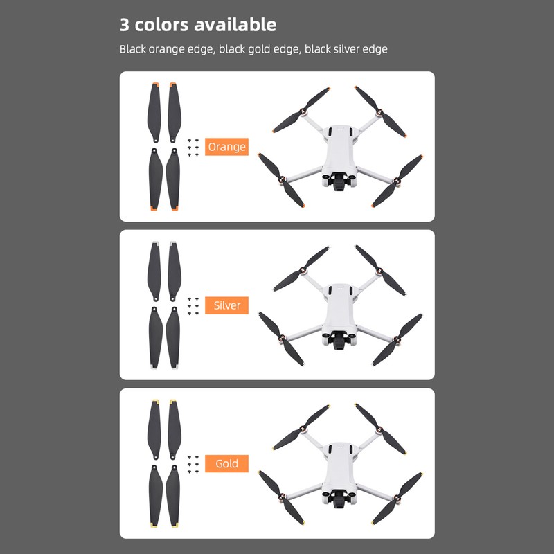 16pcs Propellers Replacement for DJI MINI 3 PRO Remote Control