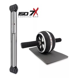 Yelio Rueda Para Abdominales + Barra De Entrenamiento Iso7