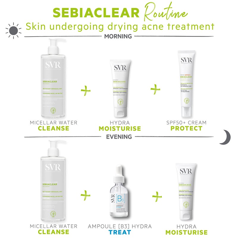 SVR SEBIACLEAR Hydra - Soothing 48hr Hydrating Face Cream for
