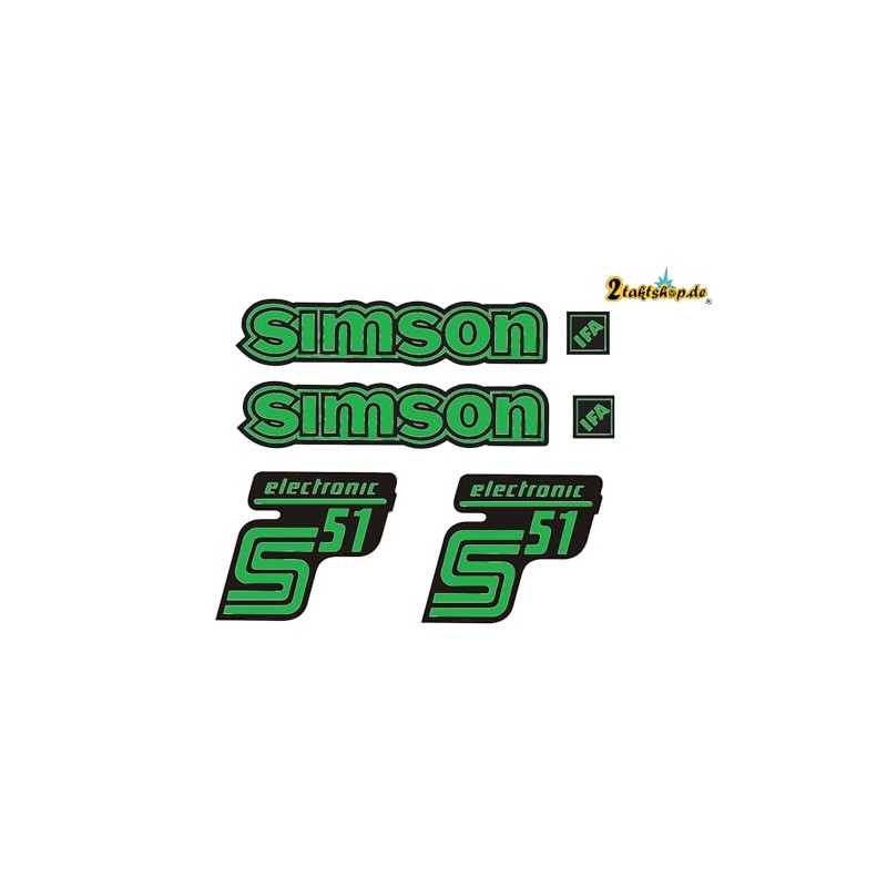 Transparent Simson S51 Electronic Sticker IFA Premium