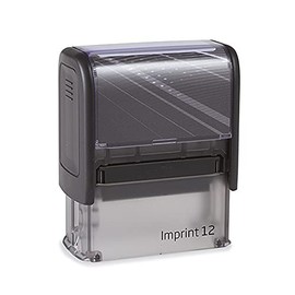 Kaufhaus2010 Self-Inking Imprint 2/Warehouse Text - Receive Amount Thank You - Office Stamp for Labelling Documents 46 mm Long