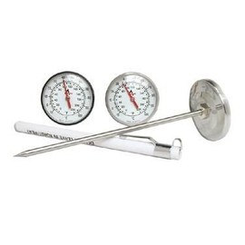 Adcraft IRT-2 Dial Pocket Thermometer, 0 To 220 F & 10 To 100 C, Pen-Style Casing With Pocket