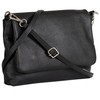 LiaTalia Womens Cross-Body Messenger Style Real Leather Adjustable Shoulder Strap