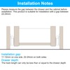uxcell 2 Pair Drawer Slides, 16 Inch Soft Close Drawer