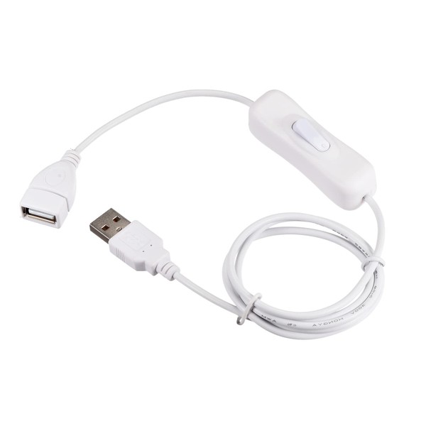YOKIVE USB Cable with ON/Off Switch, Male to Female Extension