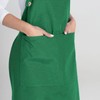 TOSHE Grembiule da cucina in cotone resistente all'acqua con grembiule
