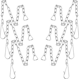 6 Pieces Toilet Handle Chain Stainless Steel Toilet Flapper Lift Chain Replacement Fits Most Toilet Flappers