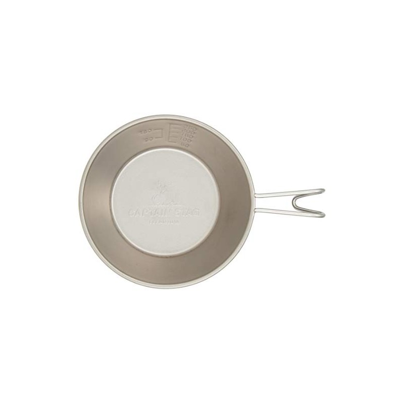 Captain Stag M-9085 Titanium Sierra Stacking Cup, 11.8 fl oz