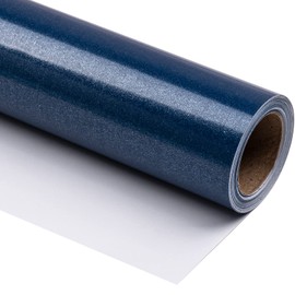WRAPAHOLIC Wrapping Paper Roll - Mini Roll - 17 Inch X 33 Feet - Royal Blue Pearlized Paper for Birthday, Holiday, Wedding, Baby Shower