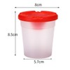 TOP-MAX Paint Cups with Lids, Plastic Non-Spill Paint Pot, for