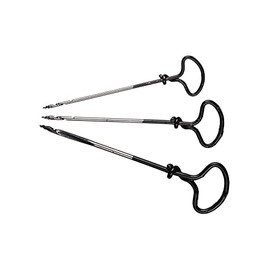 Connex COXT802010 Nagelbohrer-Set, silber/schwarz, One Size, 3-teilig