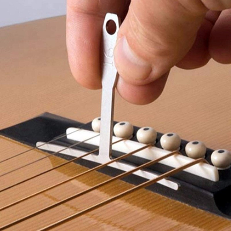 9 Pcs Understring Radius Gauge Guitar String Height Gauge Saddle