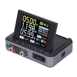 DC Power Supply DPS-150, Bench Power Supply with 4-Digit IPS Display, Portable PC Variable Power Supply, 0-30V 0-5A 0-150W Output & PD/QC/DC Input