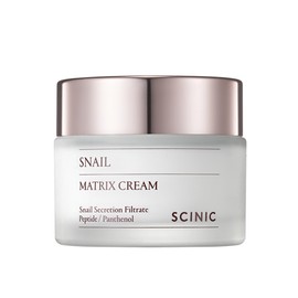 SAINIC SCINIC Snail Matrix Cream 50ml - High Elasticity, Moisturizing, Soothing, Skin Barrier Protection